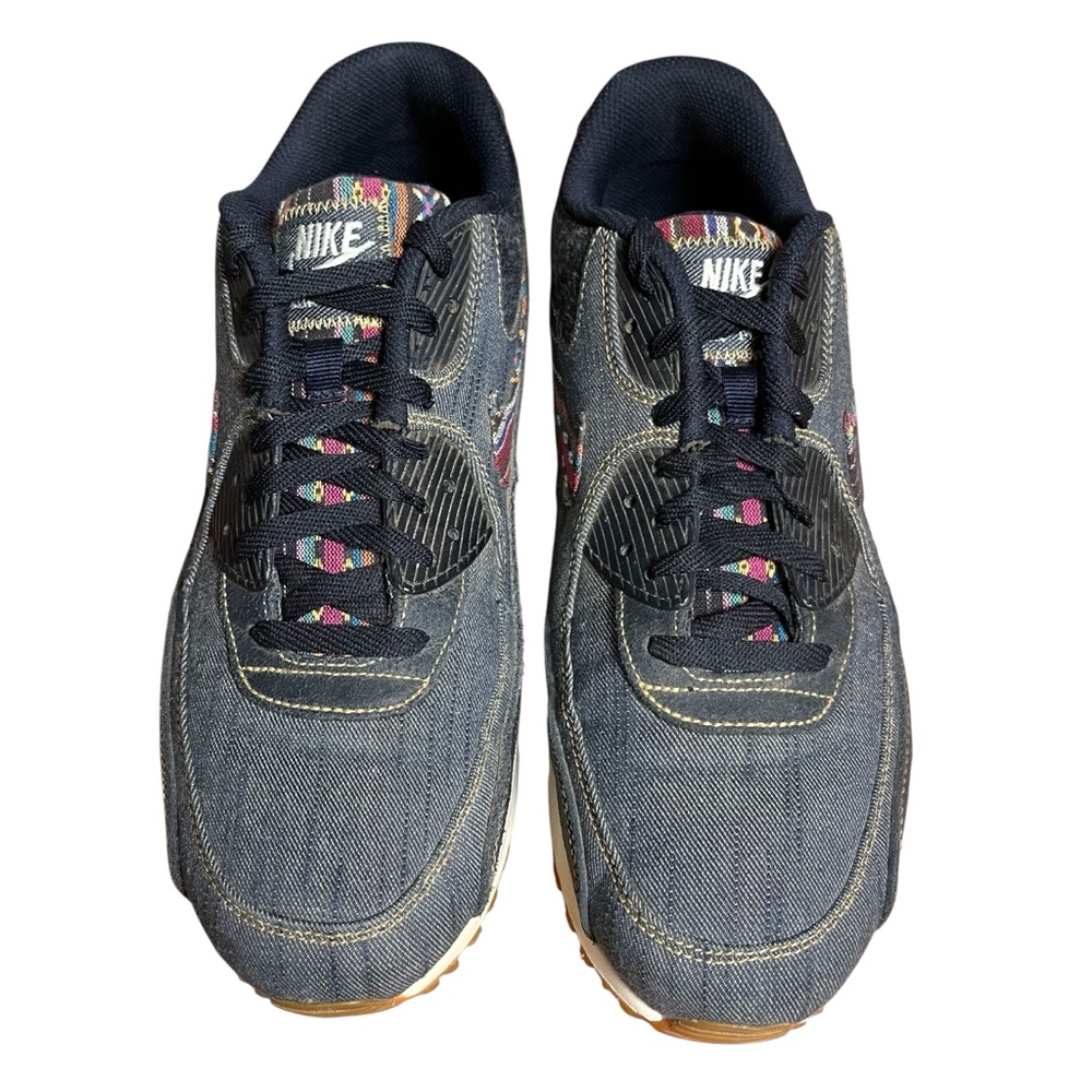 Nike Air Max 90 Premium 'Afro Punk' Blue Denim 700155-402  — 11.5 - Picture 3 of 14
